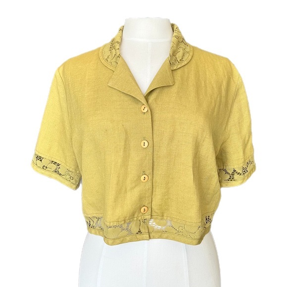 Vintage Button Up Shirt XS-M - Picture 1 of 9